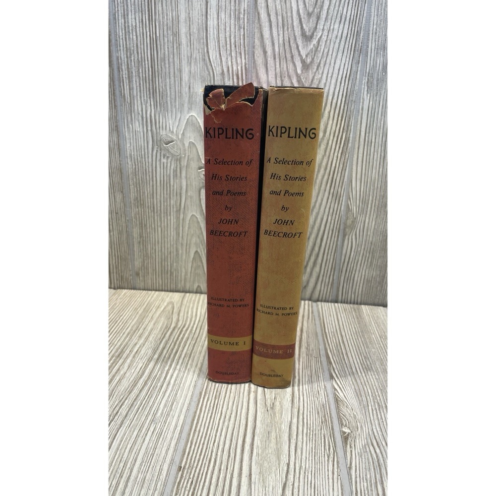 Kipling : A Selection of His Stories and Poems by John Beecroft Vol. 1 & 2 1956 - Picture 2 of 16